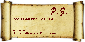 Podlyeszni Zilia névjegykártya